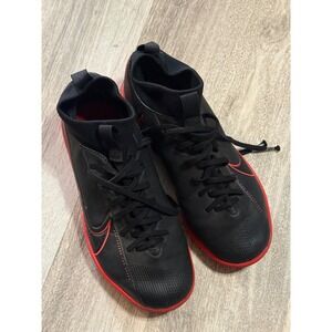 Nike Mercurial‎ Vapor 14 Club Kids Indoor Soccer Shoes Black Red DC0827010